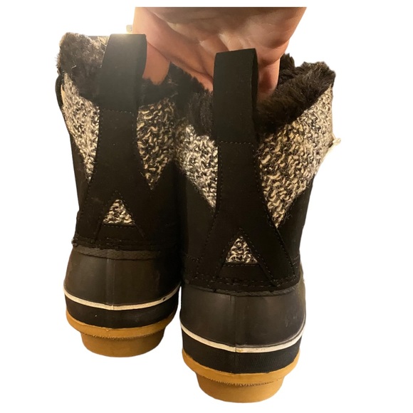 NEW‎ KHOMBU Women's Keri Faux Fur-Lined Duck Boots (Size 7) - Picture 2 of 10